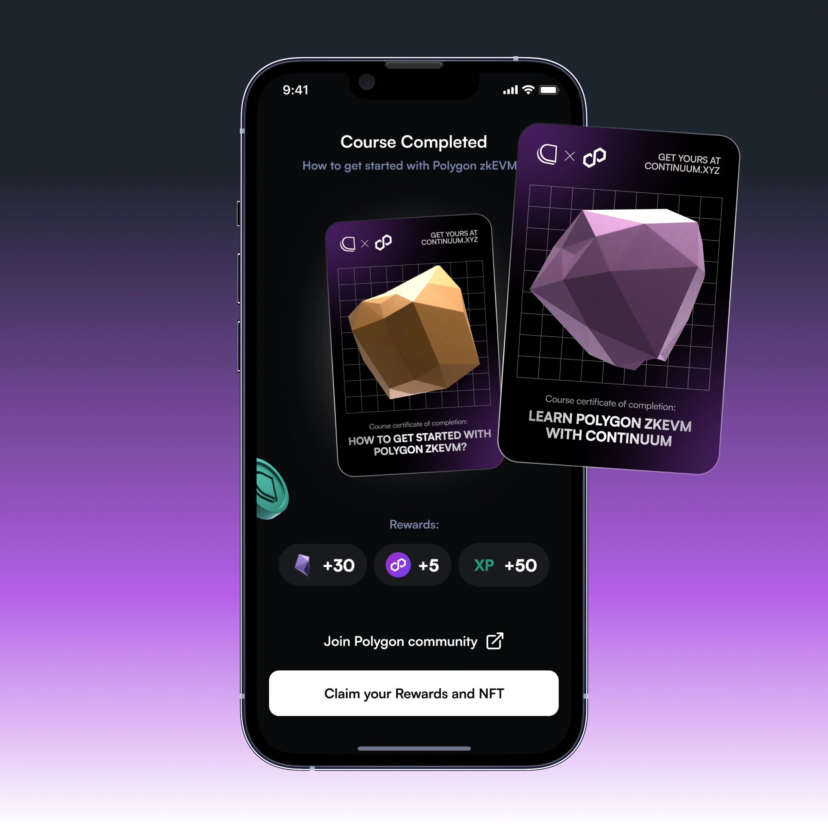 Continuum — product design screen 2