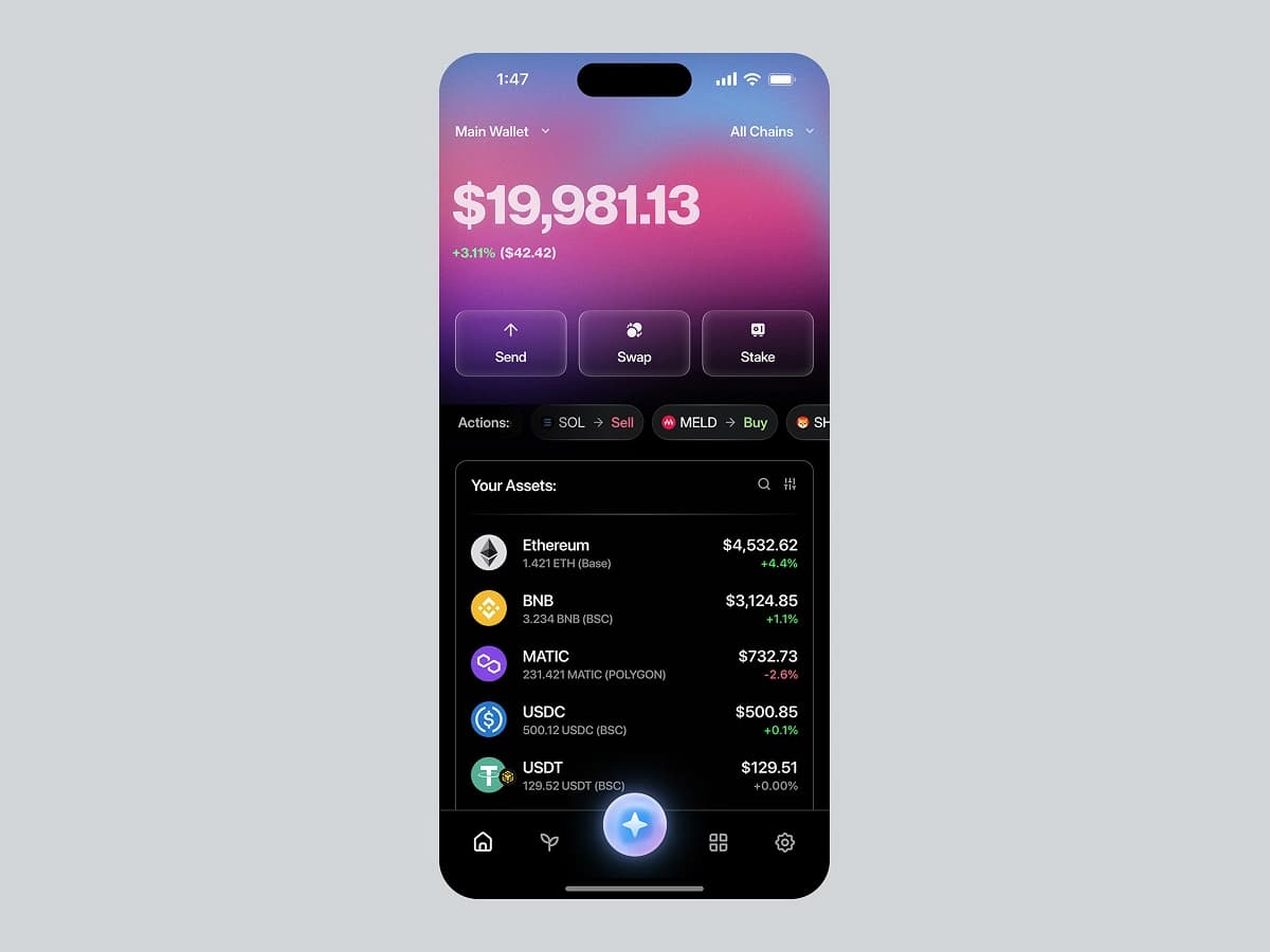 Sollas UI/UX design showcase 4 — Web3, SaaS, AI, Fintech