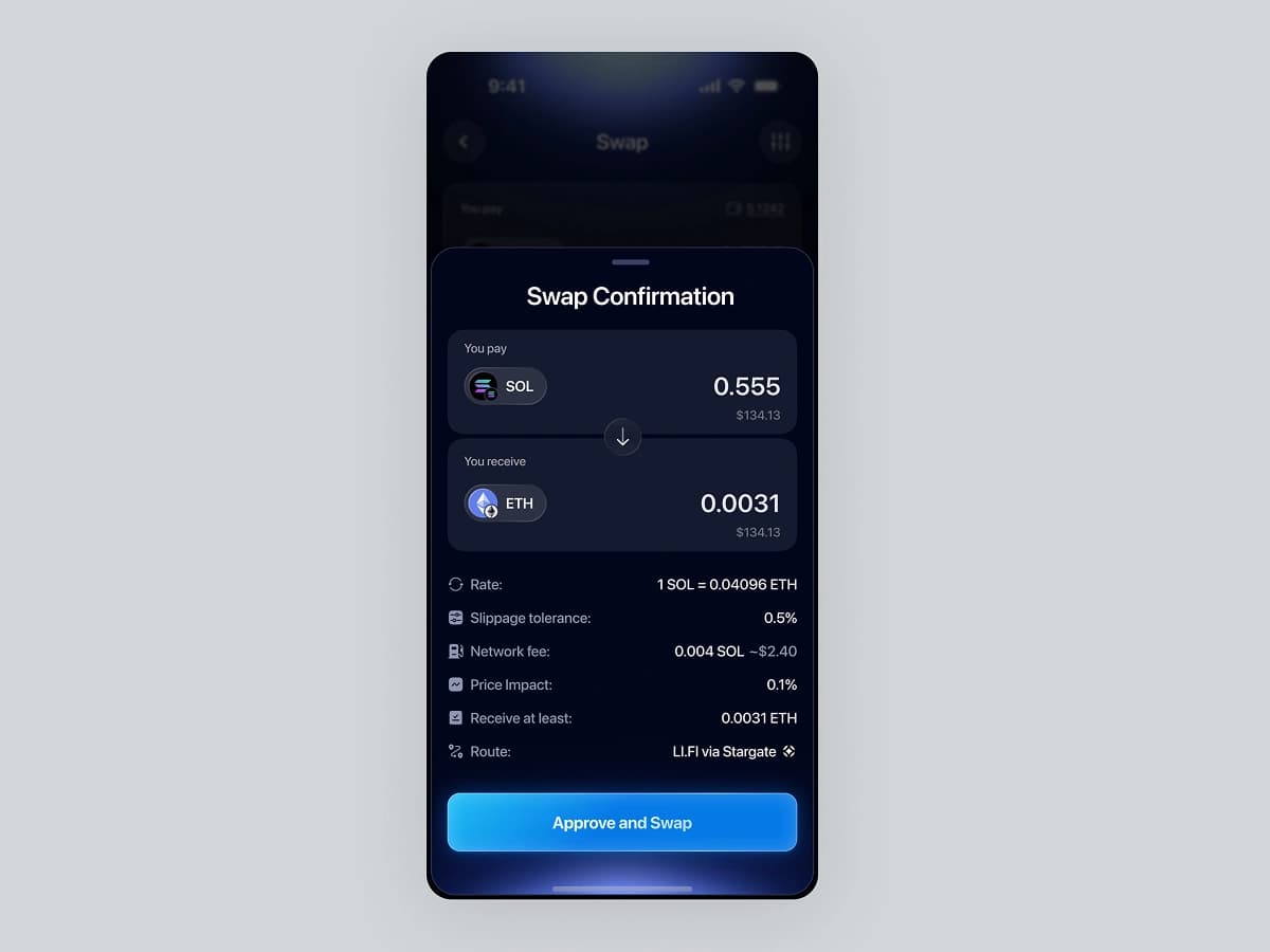 Sollas UI/UX design showcase 6 — Web3, SaaS, AI, Fintech