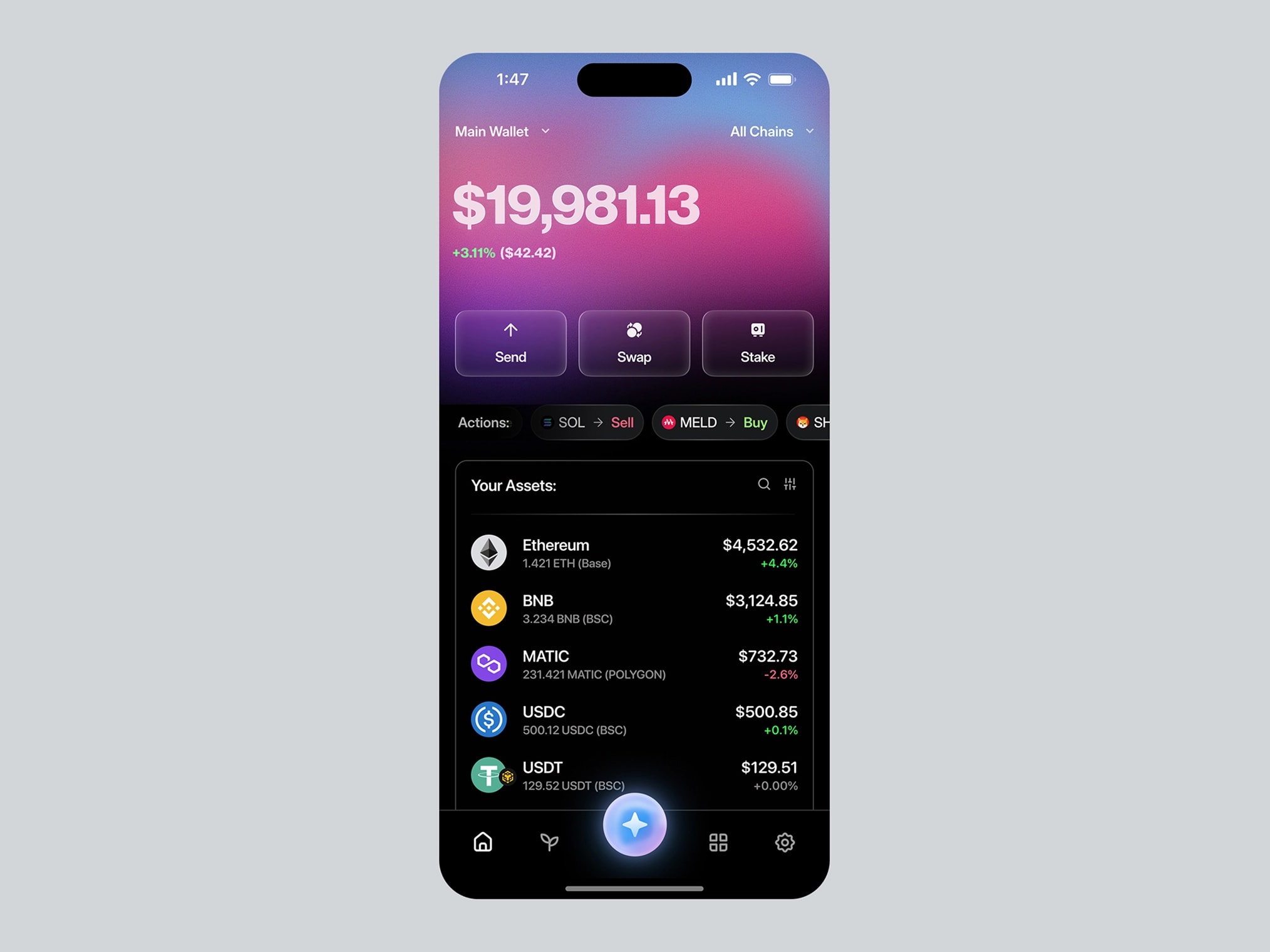 Sollas UI/UX design showcase 10 — Web3, SaaS, AI, Fintech