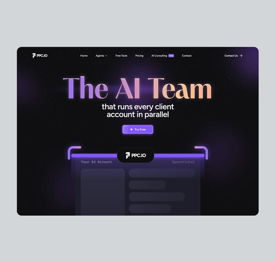 AI Platform For Marketing Agencies — AI, SaaS UI/UX design by Sollas (screen 1)