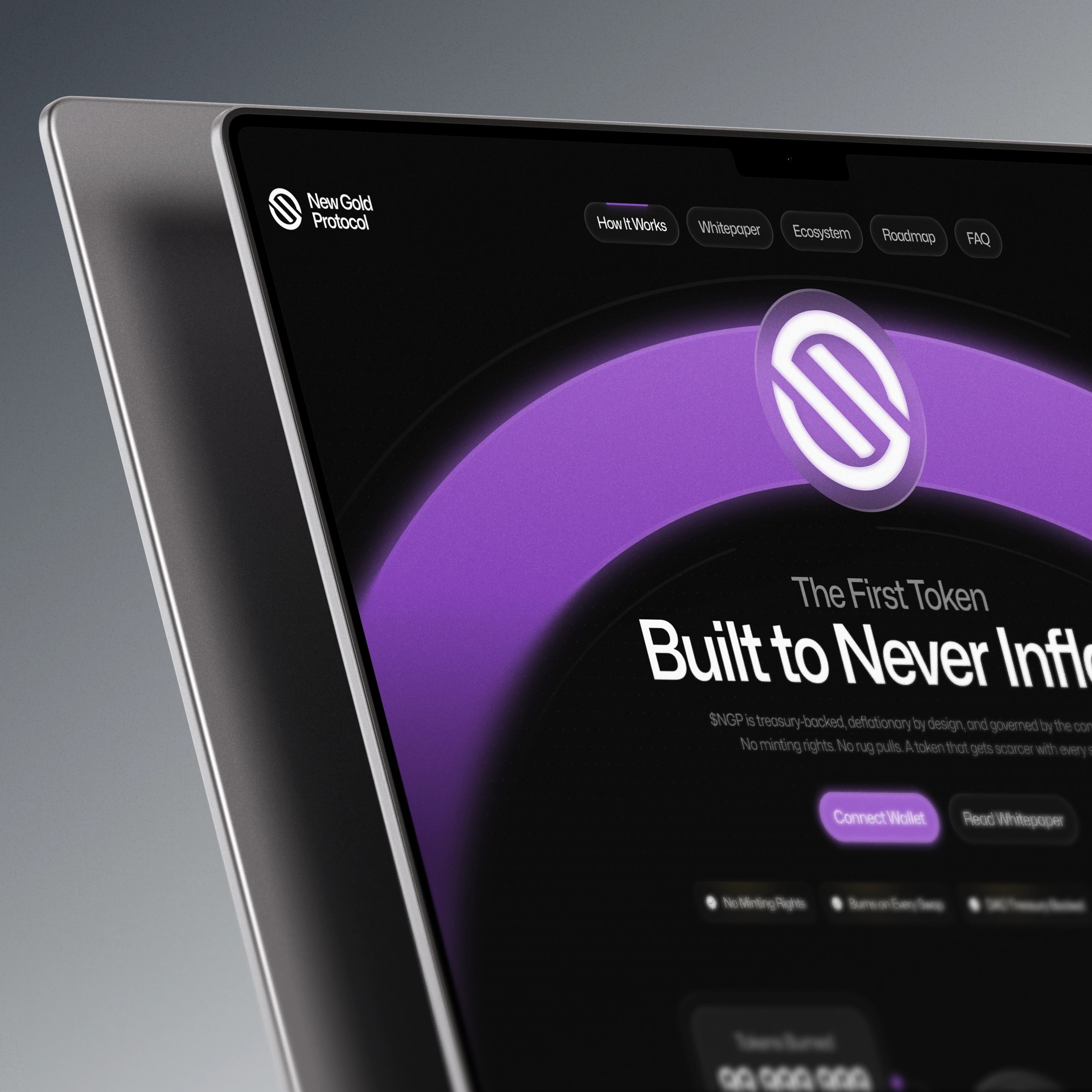 New Gold Protocol — product design screen 2