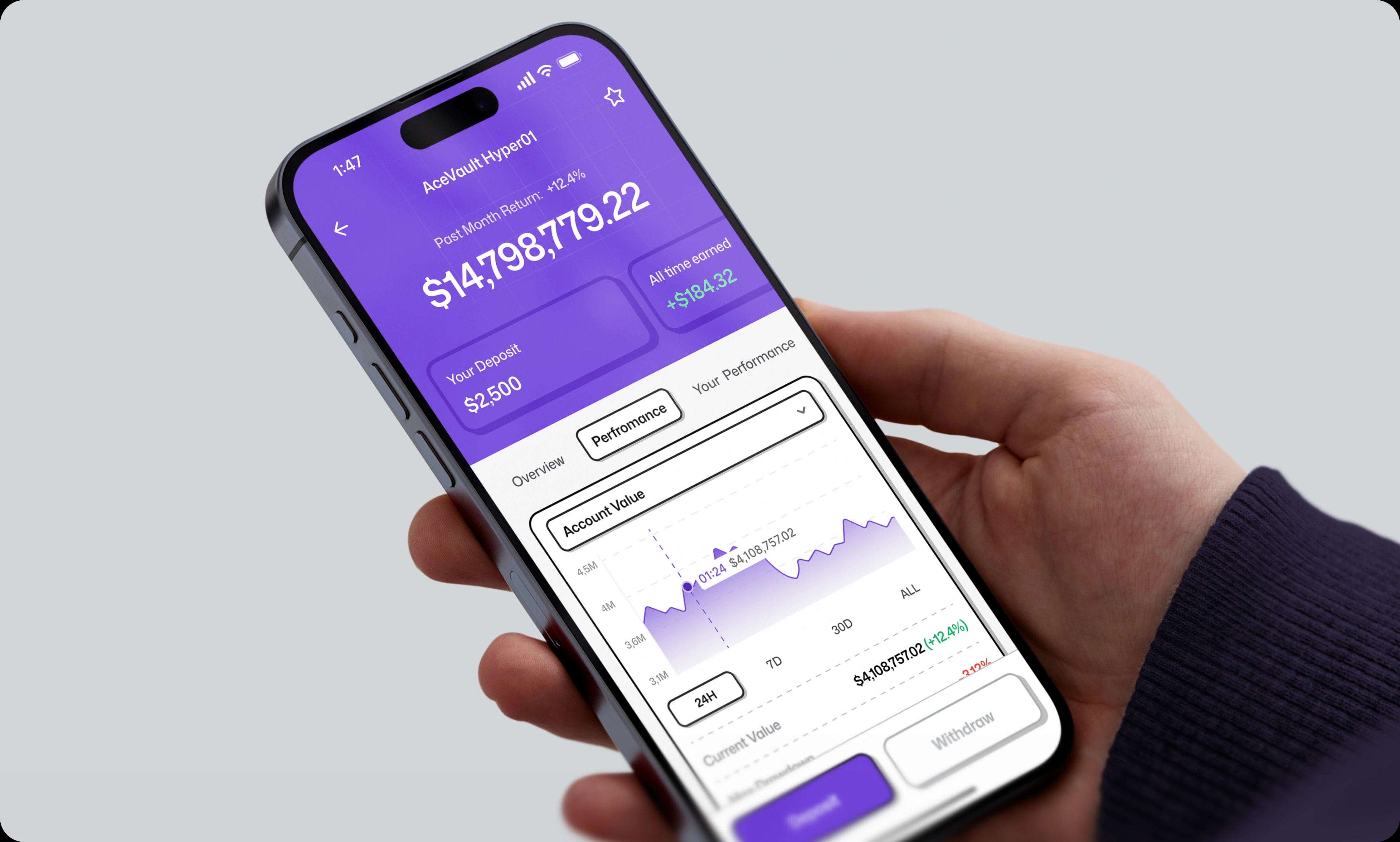 Unhosted — product design screen 1