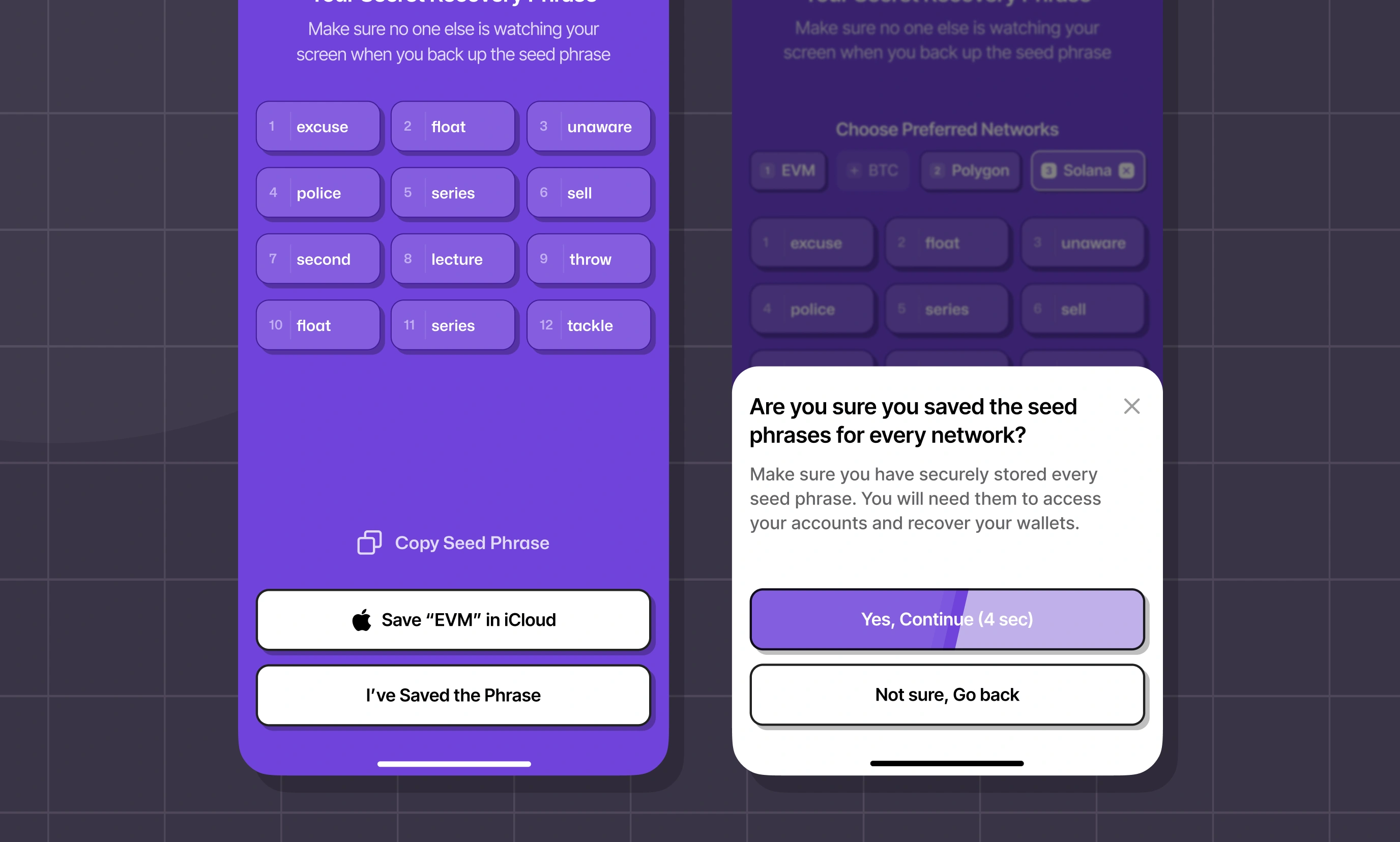 Unhosted — product design screen 3
