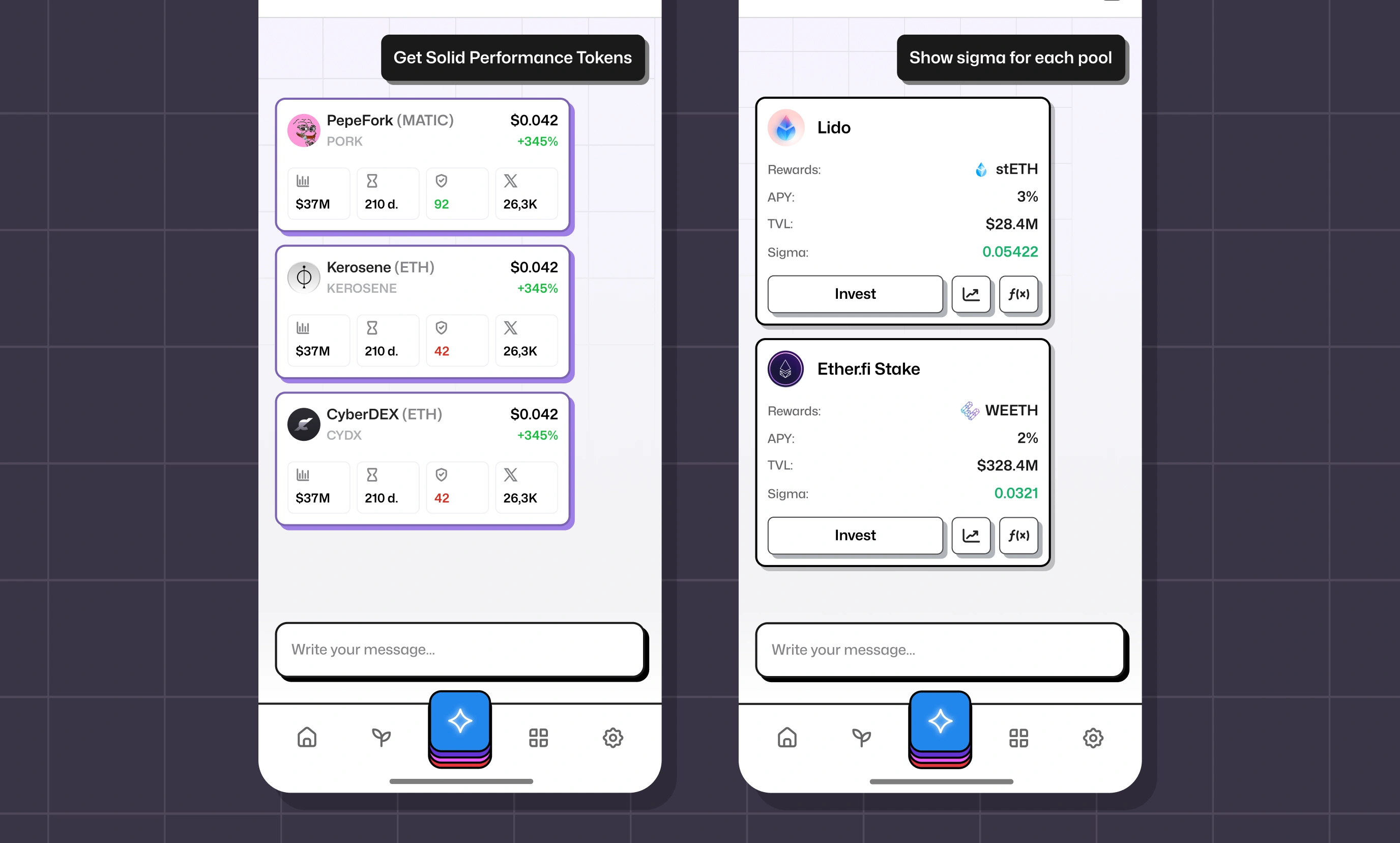 Unhosted — product design screen 1