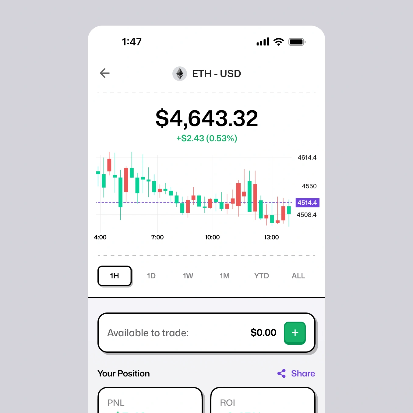 Unhosted — product design screen 6