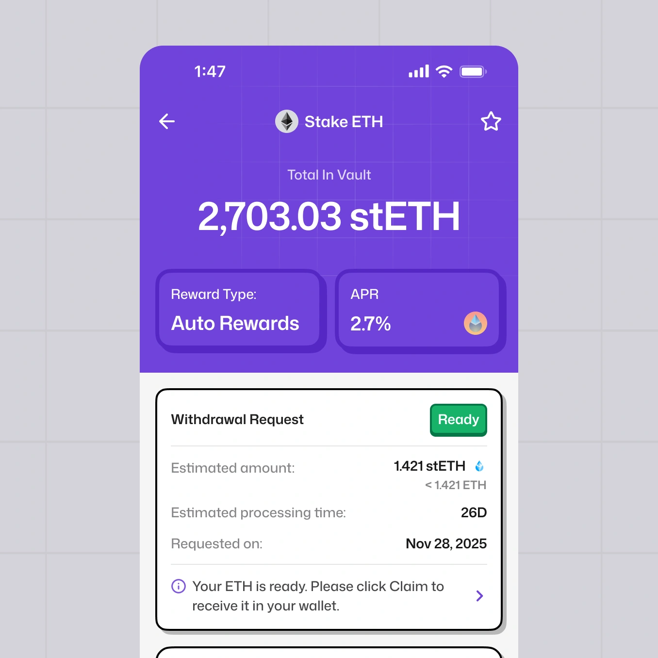 Unhosted — product design screen 2